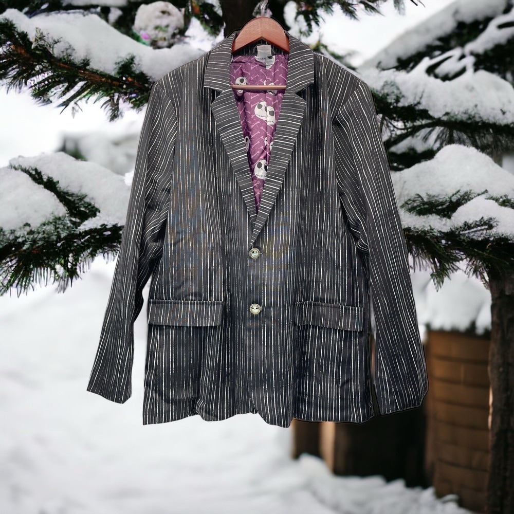 Disney Nightmare Before Christmas Jack Skellington Suit XL Jacket